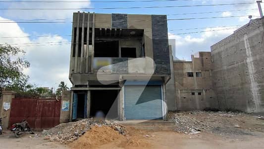 120 Sq. Yrd Double Storey Commercial House At Jamia Millia Rd Malir