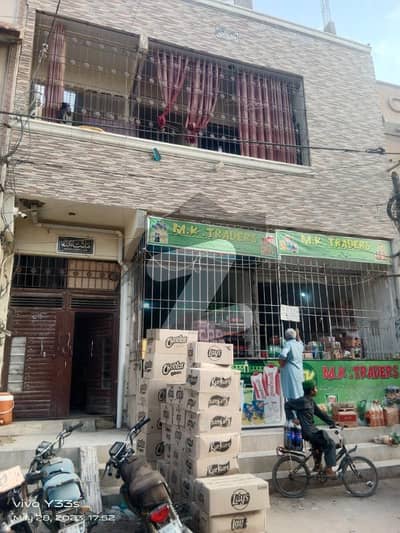 Commercial House For Urgent Sale With Tow Shops 120 Sq Yd