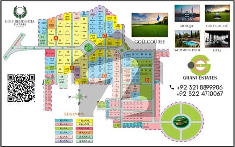 Golf Residencia Farm House Society By Ghani Estate Per Kanal 80 Lac- Your Gateway To Serene Living In Lahore!