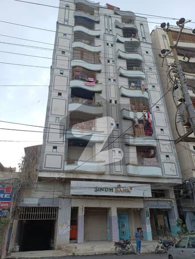 ناظم آباد 1 - بلاک اے ناظم آباد 1 ناظم آباد کراچی میں 3 کمروں کا 6 مرلہ فلیٹ 1.23 کروڑ میں برائے فروخت۔