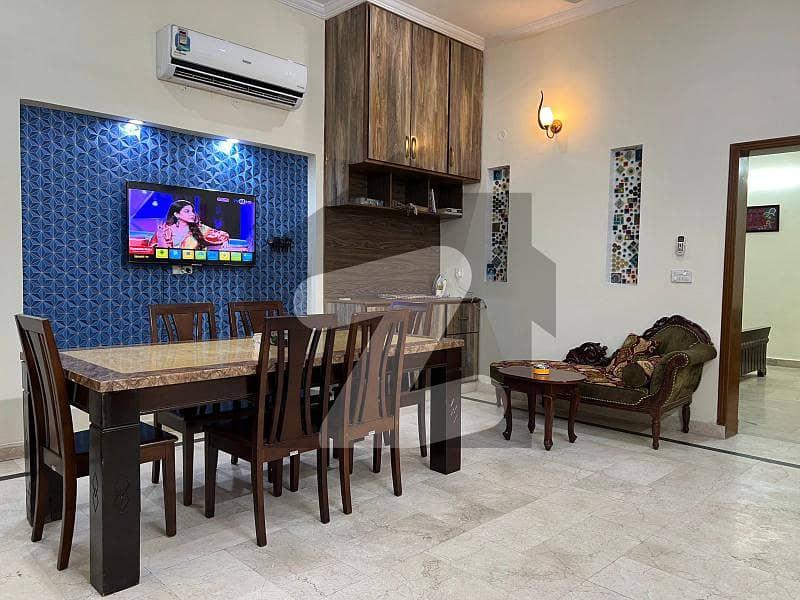 10 Marla New Beautiful Furnished Lower Portion In Sector C Bahria Town,Lahore