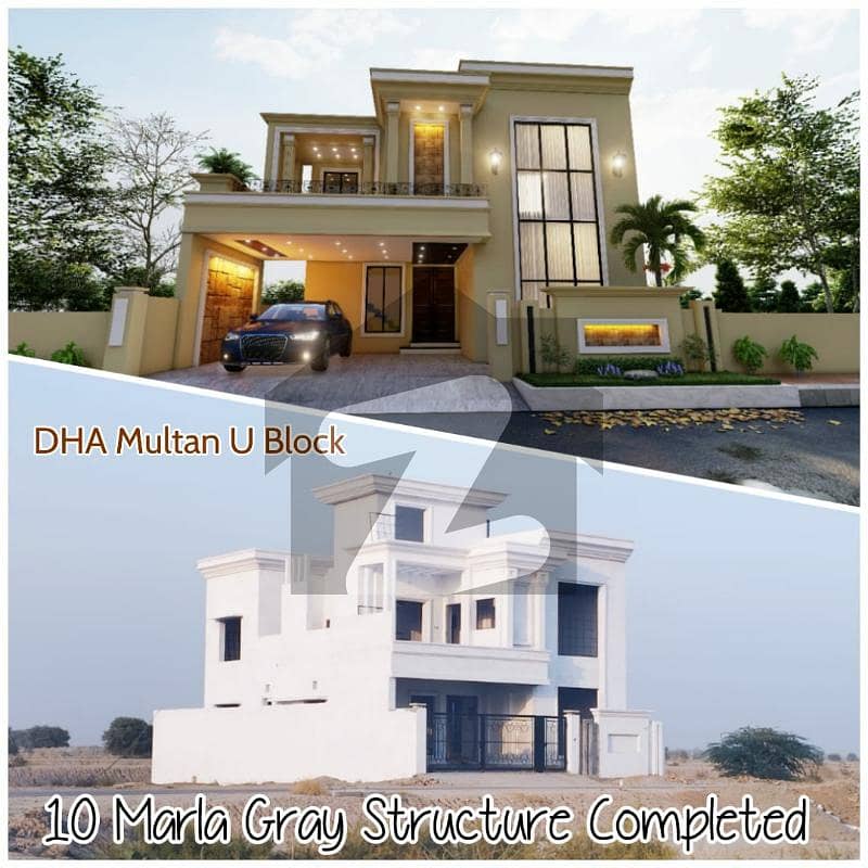 10 Marla Grey Structure House Available For Sale