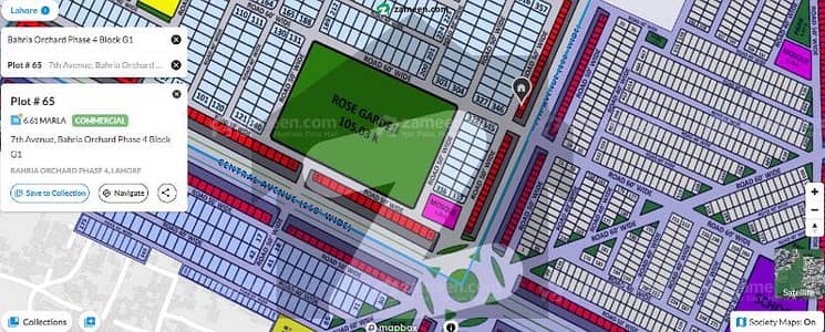 A 5Marla Commercial Plot for Sale in Bahria Orchard Phase 4 Block G1
