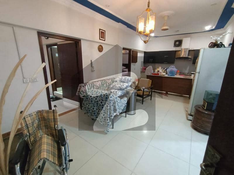 3-Side Bungalow Facing 3-Side Corner 3-Bedrooms Apartment Outclass First floor At Main Jami DHA Phase 7 First Floor