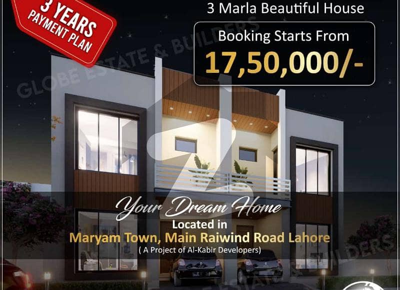 3 Marla Douable Story House For Sale In Very Eazy Intallment