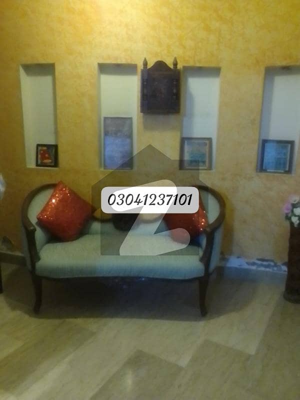 500 yards 1 bedrooms with attached Fully Furnished Portion best for couple and single