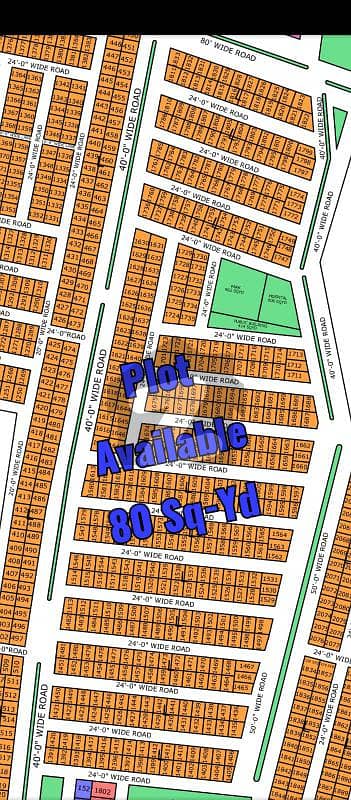 Plot 80 Sq-Yd Gold Block North Town Residency Phase 1