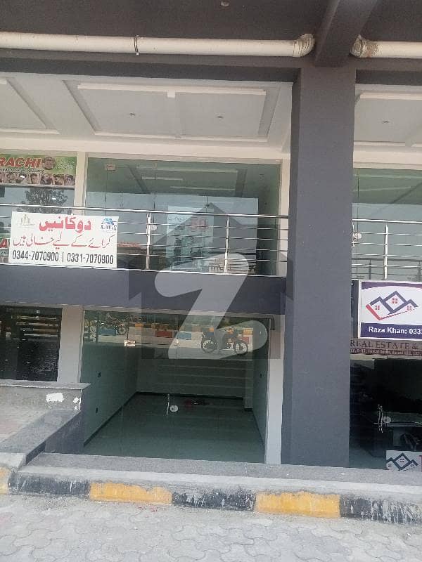 ground floor shop available for rent in CDA approved sector f 17 Islamabad
