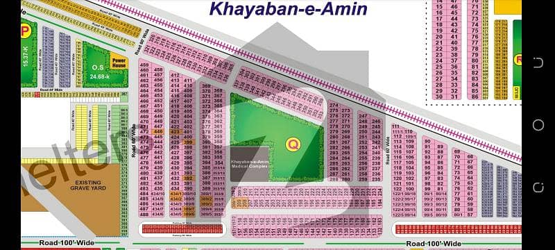 5-Marla Residential Plot Is Available For Sale In Khayaban-e-Amin, Lahore.