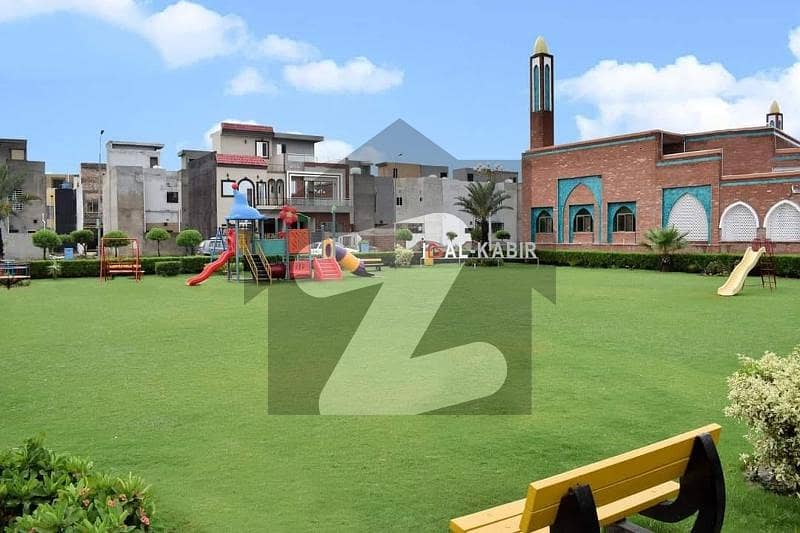 5 Marla Commercial Plot With Possesion 7 Story Height Approved From Lda@ Main 80 Feet Road In Al Kabir Town Phase 2 Block B