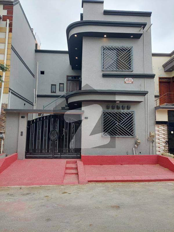 120 Sq Yard Double Storey Bungalow For Sale West Open Wide Road Facing