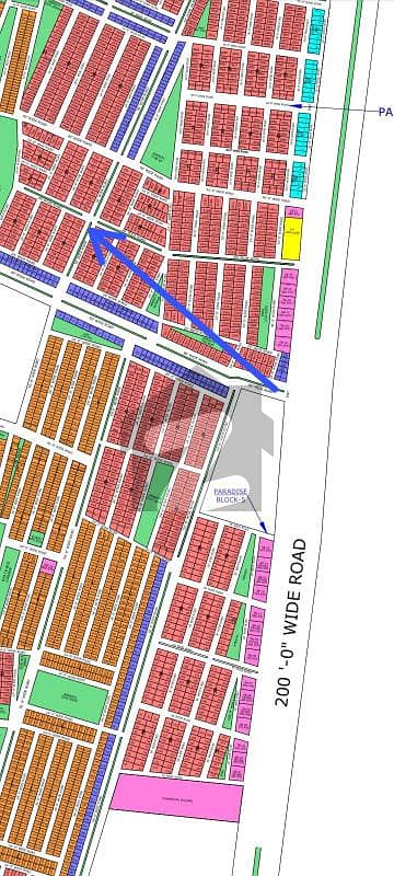 Luxury Corner Plot 120 Sq-Yd Gold Block North Town Residency Phase 1