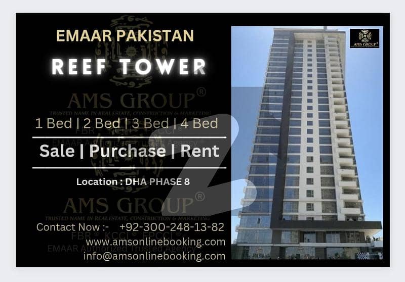 EMAAR Apartment For Rent Reef Tower 1