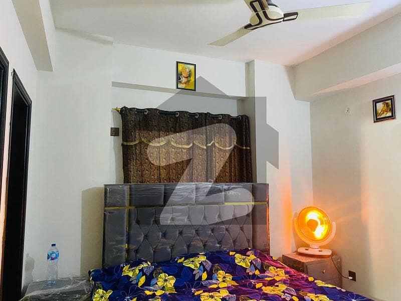 1 bed furnished apartment available for rent in diamond mall and residency Gulberg greens Islamabad