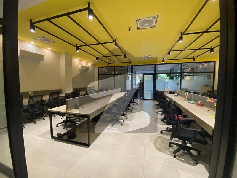 1 Kanal Commercial Furnished Office For Rent Hot Location H3 Block Johar Town