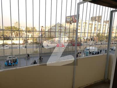 2 Beds Semi Furnished 3 Side Corner Flat For Sale On Main Rashid Minhas ...
