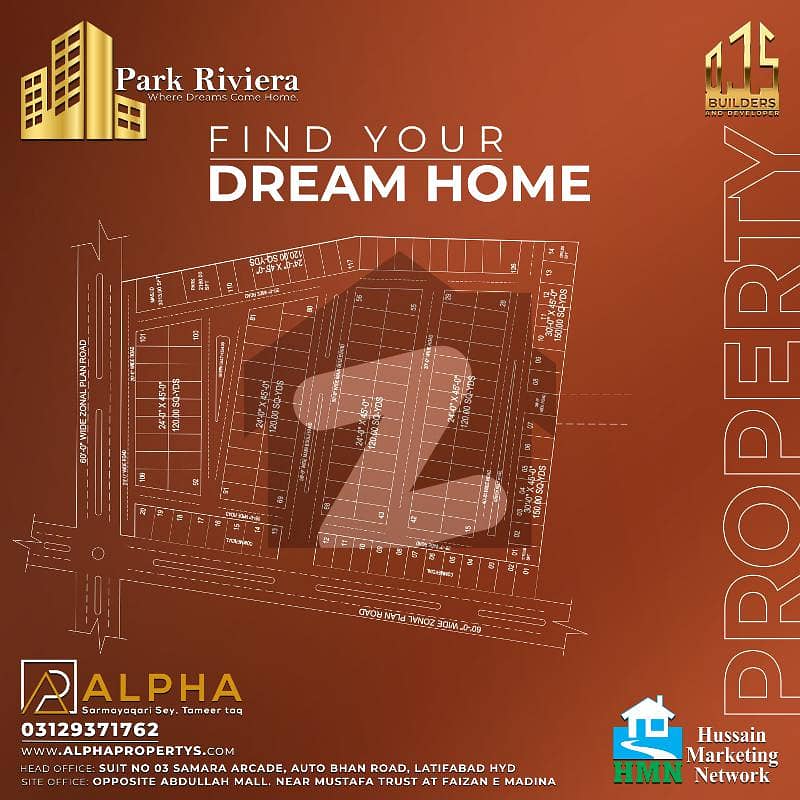 Plot In Park Riviera, Main Qasimabad Qasimabad, Hyderabad ID46155830