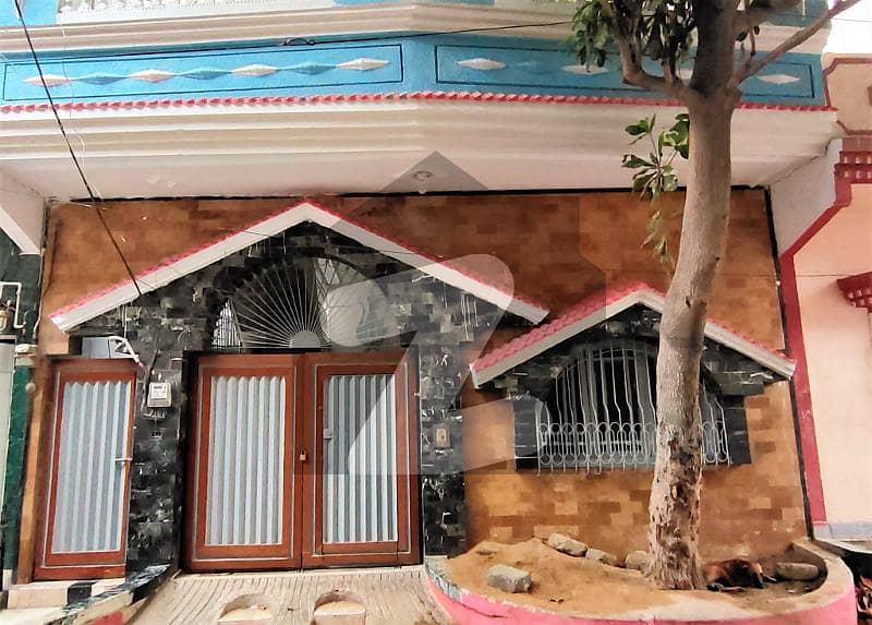 120 Sq. yd Single Storey Kda Leased West Open House In Ahsanabad Malir