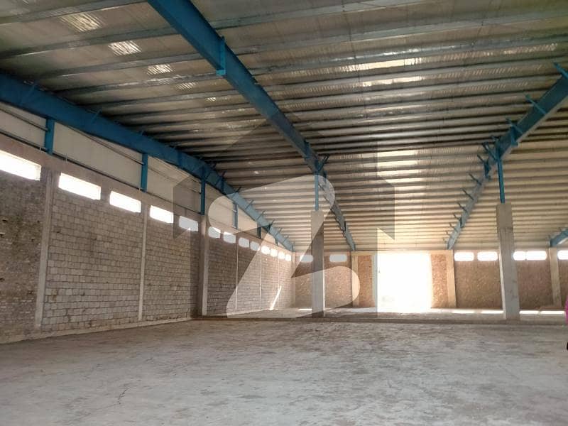 I-9 WAREHOUSE 26,000 SQ. FEET GOOD HEIGHT BEST LOCATION NEAR TO DRY PORT SEPARTE GATE FOR IN & OUT. PARKING SPACE FOR LONG VEHICALS