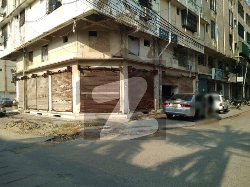 3 Side Corner 4400 Square Feet Shop With Basement & Mezzanine Along With Ample Car Parking On 60 Feet Wide Road On Prime Location Of DHA Phase 6 Rahat Commercial Is Available On Rent