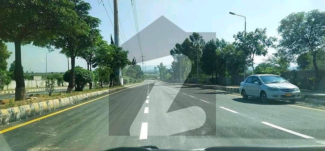 5 marla corner commercial plot for sale at reasonable price adjacent to Mumtaz city and islamabad new international airport