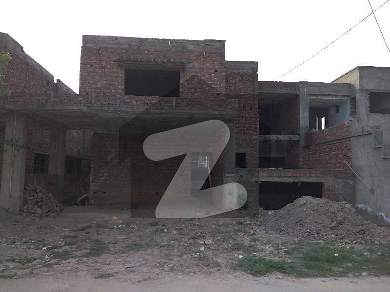 Grey Structure 12 Marla House For sale In Divine Gardens - Block A Lahore