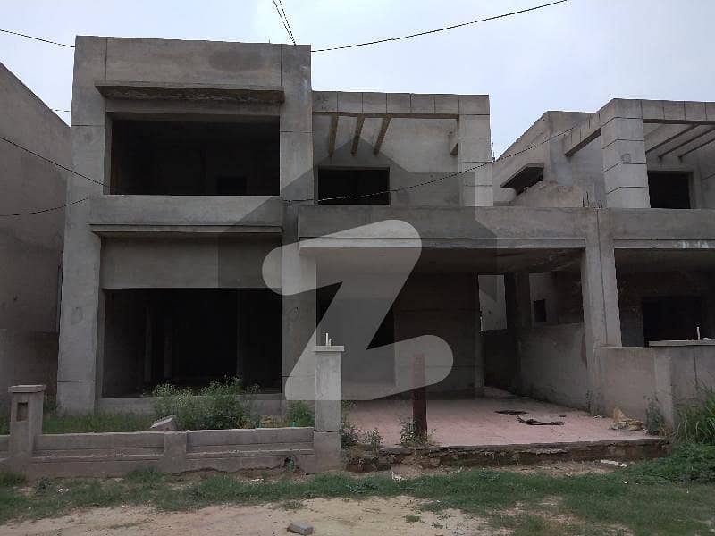 Grey Structure 11 Marla House For sale In Divine Gardens - Block C Lahore