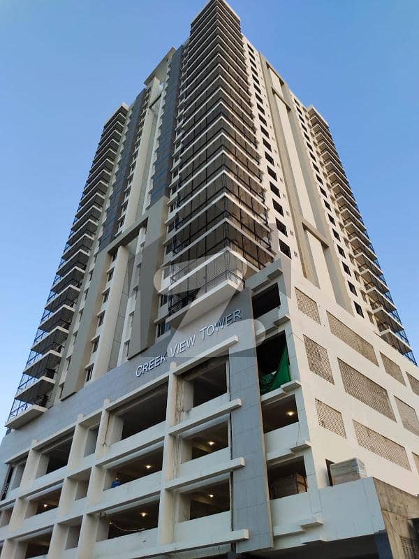 Leased Ready To Move Brand New Sea Facing 3 Bedroom DD Luxurious Apartment Available For Sale In Creek Tower Clifton Block 2 Karachi