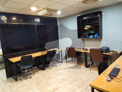550 Sq Ft Furnished Office Available On 24/7 Building Main Shahrah E Faisal