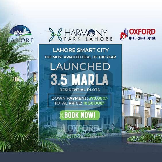 3.5 Marla Plot For Sale In Lahore Smart City