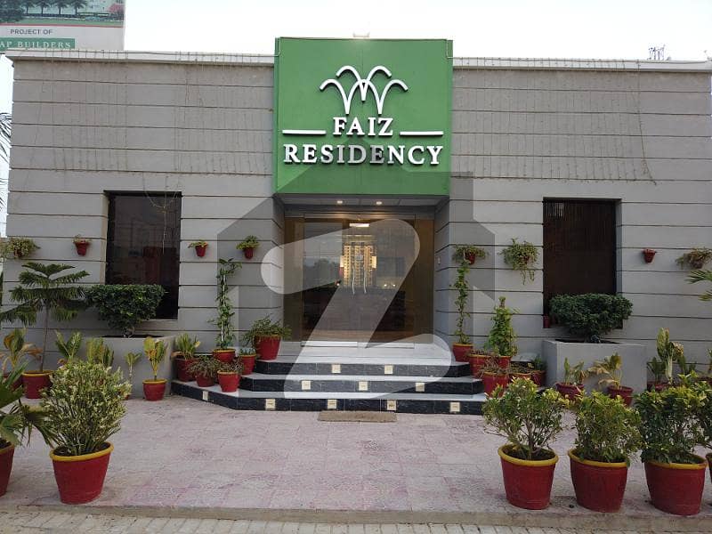 4 Rooms Flat On Booking & Monthly Instalment In Faiz Residency Near Green Line Bus Stop Surjani Sector 4-a