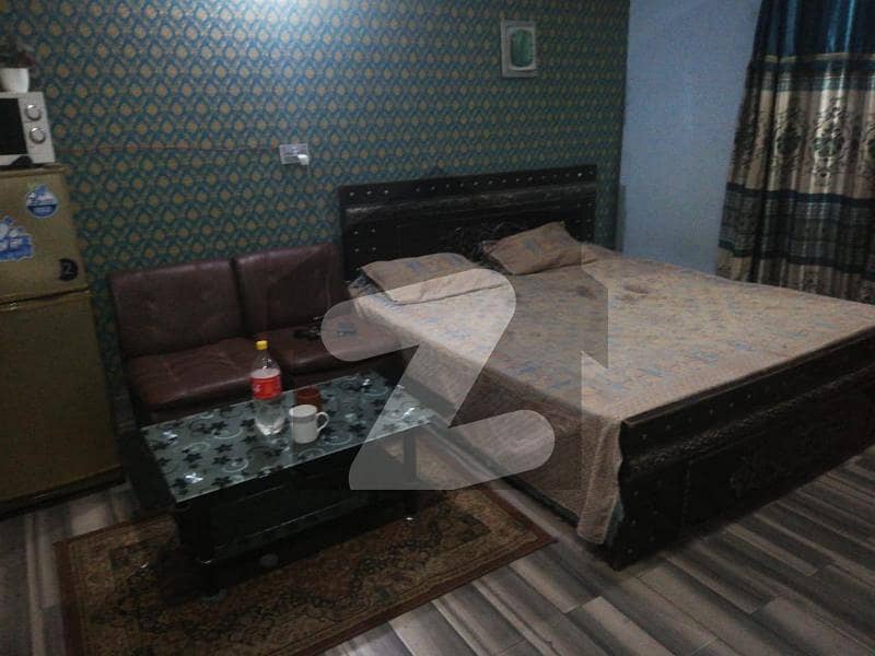 1 Bed With Kitchen Furnished Apartment Available for Rent. Johar Town