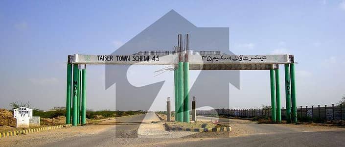 Taiser Town Phase 1 Sector 74 Size 80 Sq MDA Govt Project Near Gulshan-E-Maymar Karachi