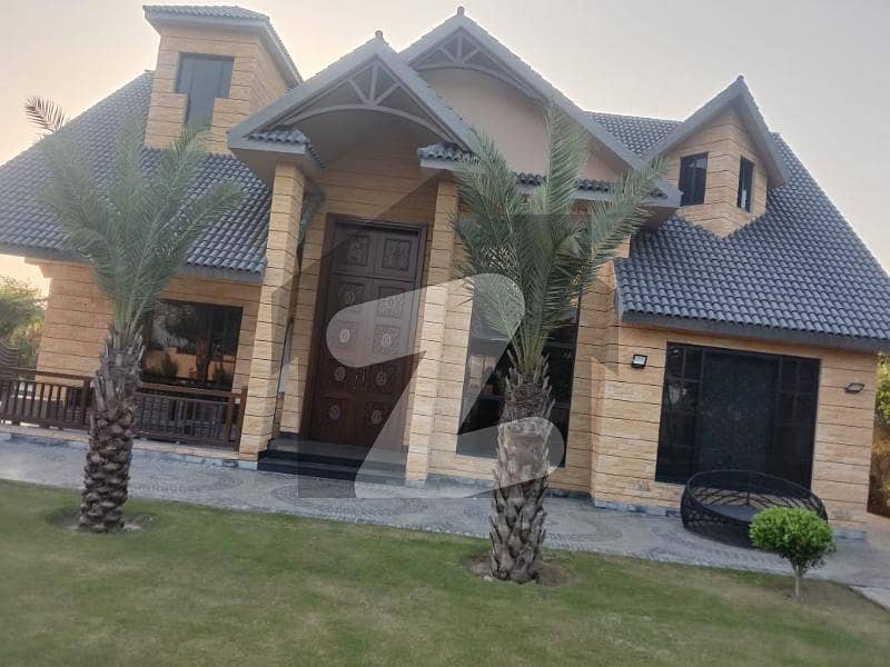 Fully Furnished 06 Kanal Luxury Farm House For Sale At Main Barki Road