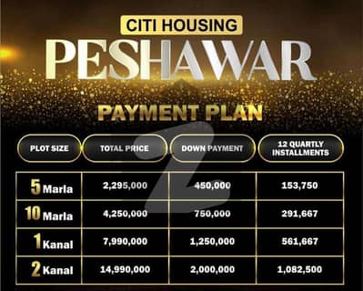 Citi Housing Peshawar Plot File Is Available