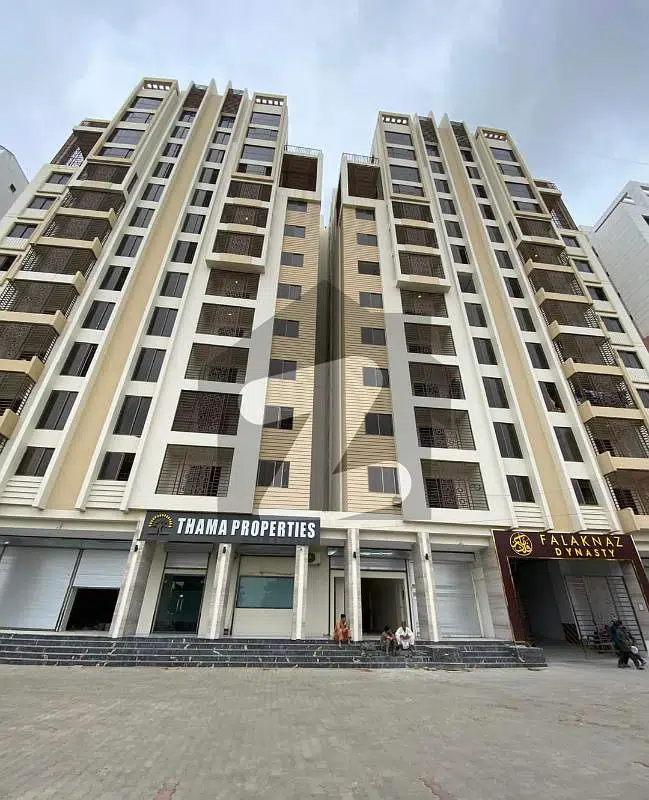 3 bed drawing dining brand new luxurious apartment at main jinnah Avenue near malir cantt