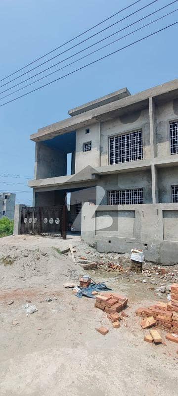 Grey Structure 60 Feet Wide Road House Available For Sale In Lda Avenue - Block D