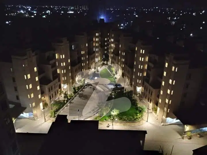 3 bed drawing lounge spacious apartment in best boundary wall project at Jinnah Avenue
