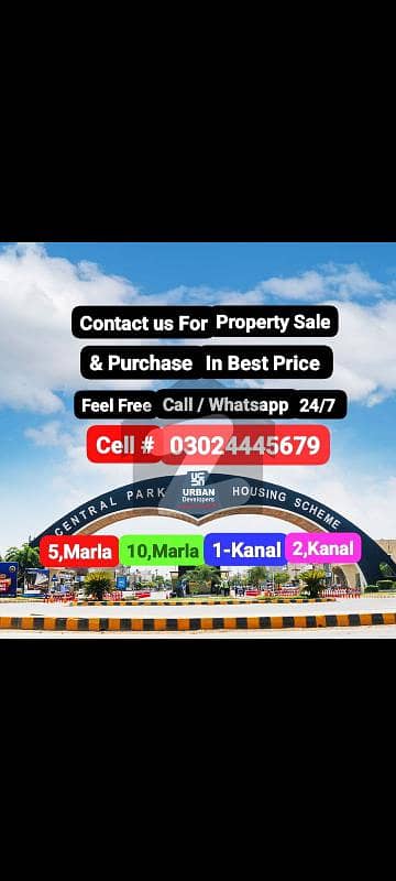 8 Marla ideal location plot for sale