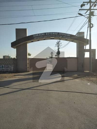 Corner West Open 240 Yards Plot For Sale In Karachi Revenue Judicial Society