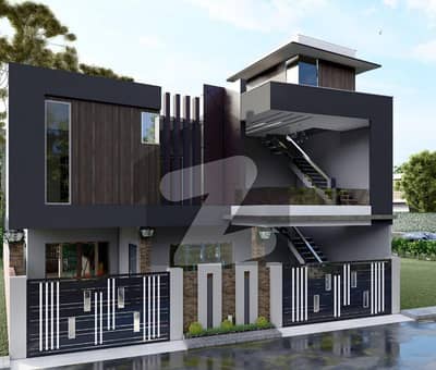 10 Marla Grey Structure Double Storey House. Map Is Approved From District Council. Whatsapp
