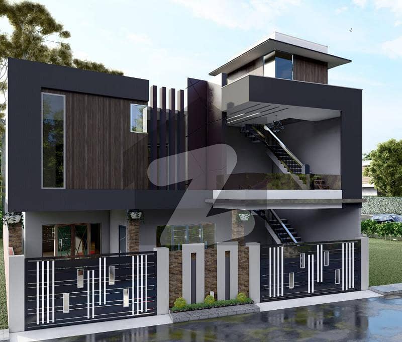 10 Marla Grey Structure Double Storey House. Map Is Approved From District Council. Whatsapp