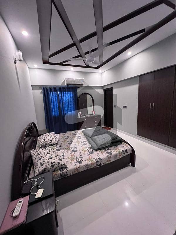 3 Bed Drawing With Roof Flat For Rent In Clifton Block 8 Clifton