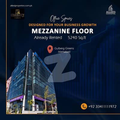 گلبرگ گرینز - ایگزیکٹو بلاک گلبرگ گرینز,گلبرگ,اسلام آباد میں 1 کنال دفتر 19.0 کروڑ میں برائے فروخت۔