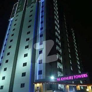 Al-khaleej Towers 3bed/d/d Located Yaseenabad Block#8 Near Gulshan-e-shamim F. b Area