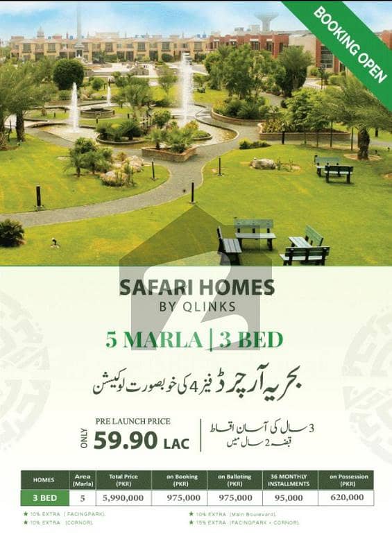 5 Marla Under Construction Full House In Bahria Orchard At Safari Homes