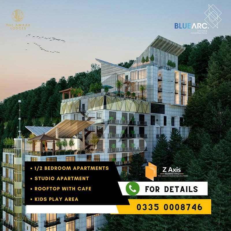 LUXURY 2 BED APARTMENTS IN MURREE FOR SALE ON INSTALLMENTS