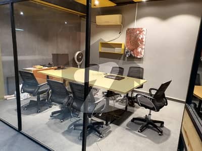 7 Marla Sensational & beautifully furnished Office is available on Rent in G4 Johar Town Lahore