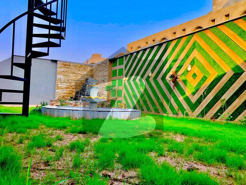 13m Vip Villa With Back Open Lawn