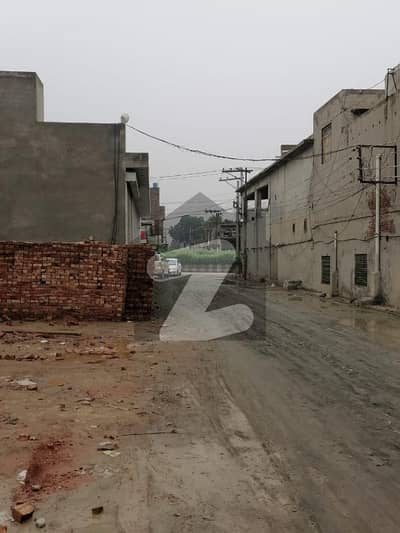 6 Marla 60 Feet Industrial Plot For Sale On 40 Feet Road In Nishatabad Main Faisalabad Road